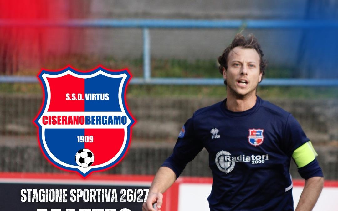 UFFICIALE: Un altro rinnovo in casa Virtus Ciserano Bergamo