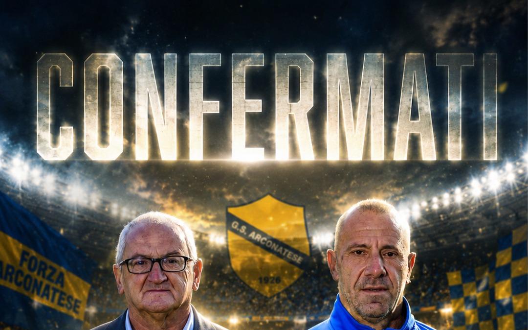 UFFICIALE: Arconatese, conferma per mister e direttore sportivo