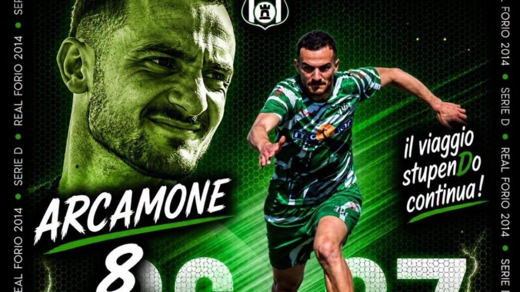 Real Forio: Arcamone confermato a centrocampo per la stagione 2026-27