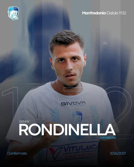 Manfredonia, Genny Rondinella confermato fino al 2027