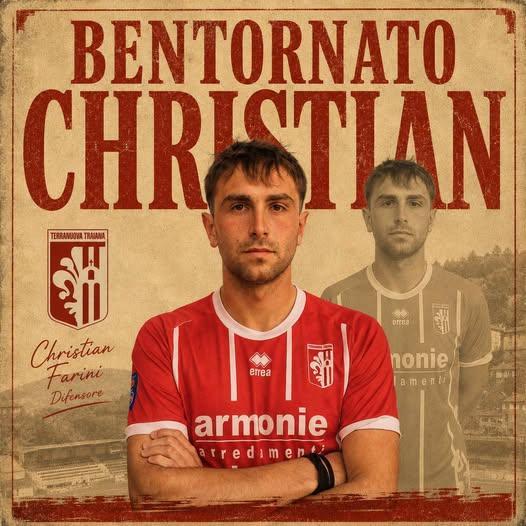 Terranuova Traiana: Christian Farini ritorna in biancorosso