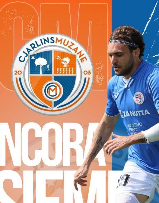 Cjarlins Muzane: rinnovo ufficiale per il difensore Mattia Seno