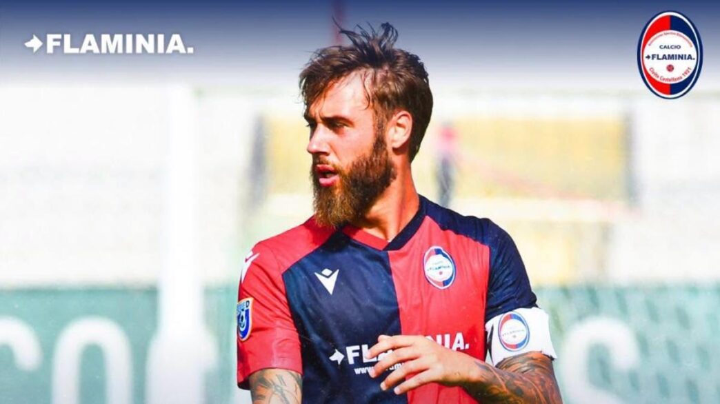 Flaminia Calcio, Simone Ricozzi prolunga: il centrocampista resta a disposizione