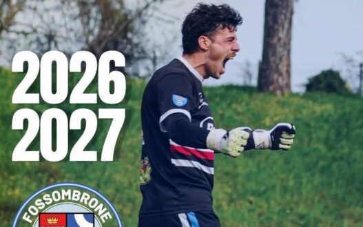 Fossombrone: Rinnovo ufficiale per il portiere Andrea Bianchini