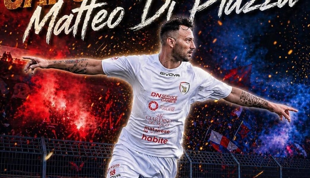Canosa: ufficiale la conferma del bomber ex Serie C Matteo Di Piazza