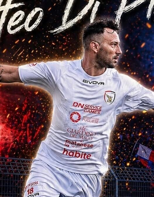 Canosa: ufficiale la conferma del bomber ex Serie C Matteo Di Piazza