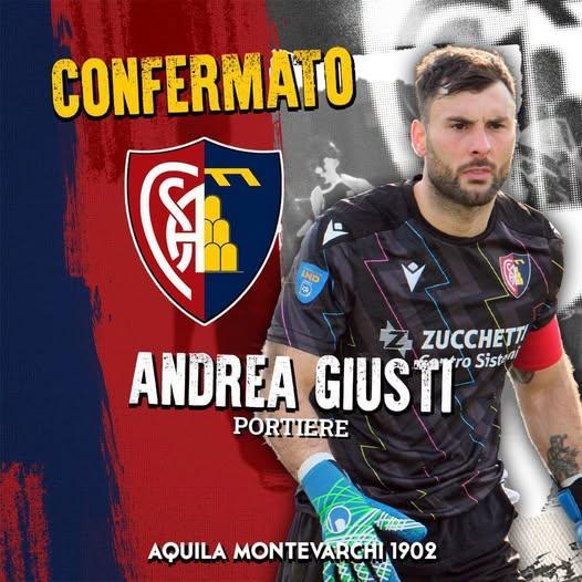 Montevarchi conferma il capitano Giusti fino al 2027