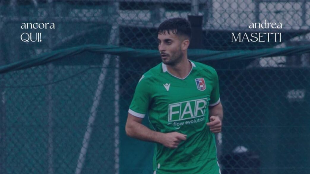 Gozzano, rinnovo ufficiale per il difensore Andrea Masetti