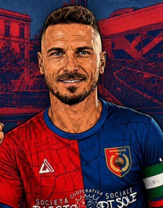 Afragolese, rinnova il capitano Fabio Longo: confermato l'attaccante simbolo