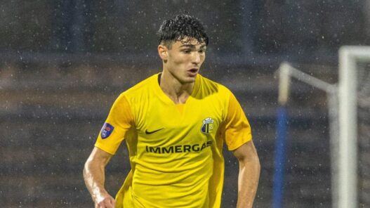 Mattia Penta saluta il Lentigione per il Padova
