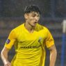 Mattia Penta saluta il Lentigione per il Padova