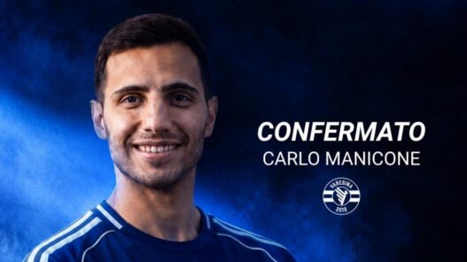 Varesina, Carlo Manicone prolunga fino al 2027: il bomber resta rossoblù