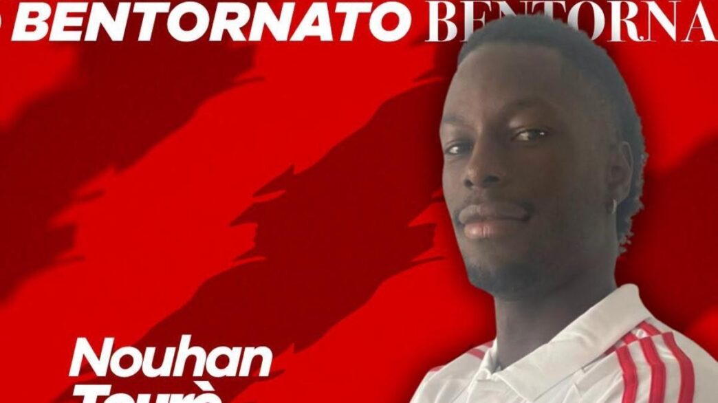 Teramo, torna l'attaccante Nouhan Touré dalla Sambenedettese