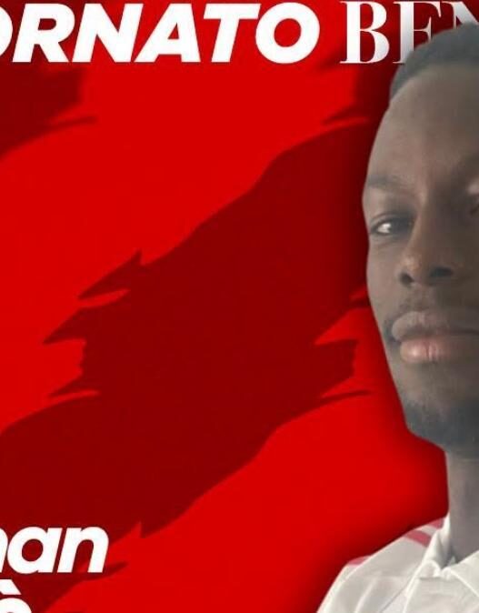 Teramo, torna l'attaccante Nouhan Touré dalla Sambenedettese