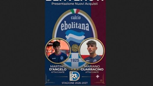 Ebolitana, doppio colpo in attacco: arrivano D'Angelo e Guarracino