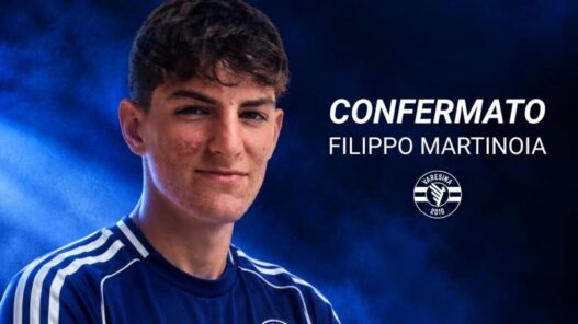 Varesina, il futuro è giovane: promosso Filippo Martinoia