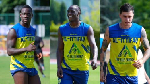 Balotelli, Enock e Baselli si allenano in Italia in attesa dell'Al-Ittifaq