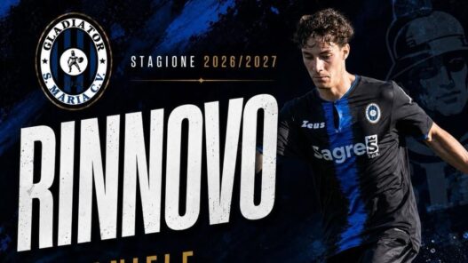Gladiator: rinnovo contrattuale per il giovane De Gregorio
