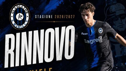 Gladiator: rinnovo contrattuale per il giovane De Gregorio