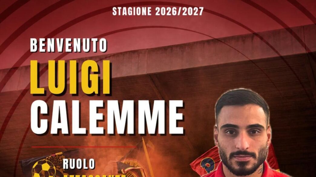 Termoli, ufficiale l'ingaggio dell'attaccante Luigi Calemme