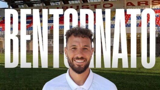 Pro Patria, Siega torna a centrocampo per la scalata