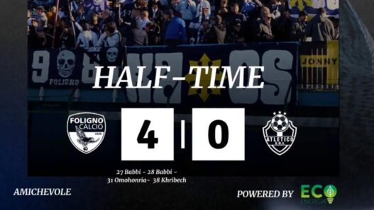 Foligno, esordio positivo: battuto l'Atletico BMG 4-0