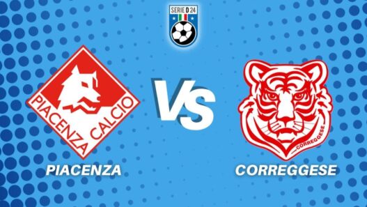 Piacenza-Correggese: aggiornamenti in diretta dalla Coppa Italia Serie D
