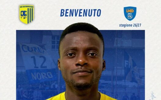 CastrumFavara, arriva l'attaccante ghanese Samuel Andoh