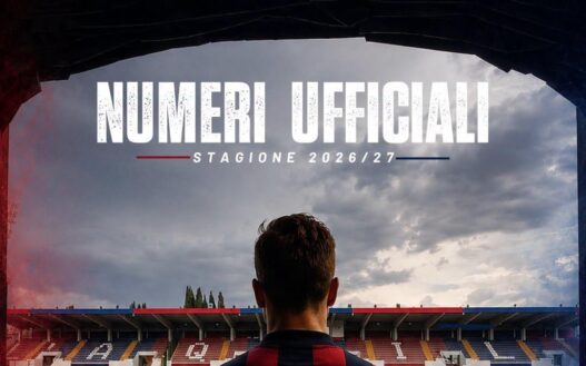 L'Aquila 1927: i numeri di maglia per la stagione 2026/2027