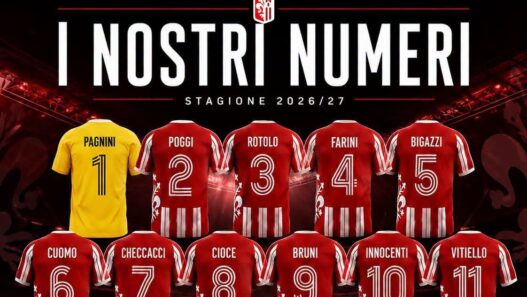 Terranuova Traiana: definiti i numeri di maglia, amichevole col Grosseto