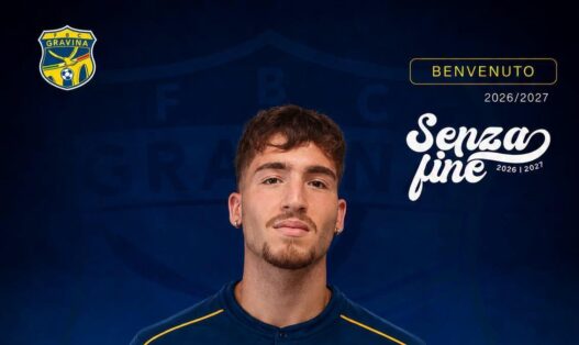 Gravina, ufficiale l'arrivo dell'attaccante Mario Vilardi