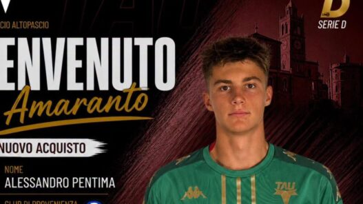 Alessandro Pentima è un nuovo giocatore del Tau Altopascio