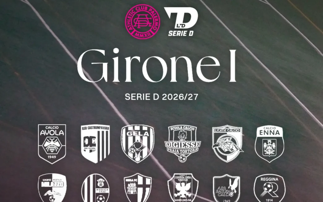 Serie D, Athletic Club Palermo nel Girone I con 12 siciliane e 5 calabresi