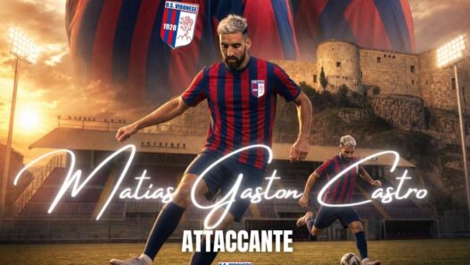 Vibonese, ufficiale l'arrivo dell'esperto attaccante Matias Gaston Castro
