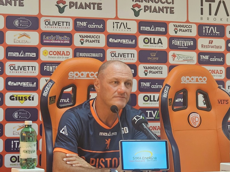Pistoiese, Bisoli: "Varesina forte, ma non abbiamo paura"