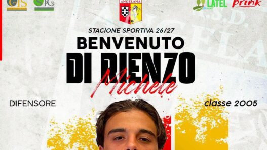 Angelana, ingaggiato il giovane Michele Di Rienzo