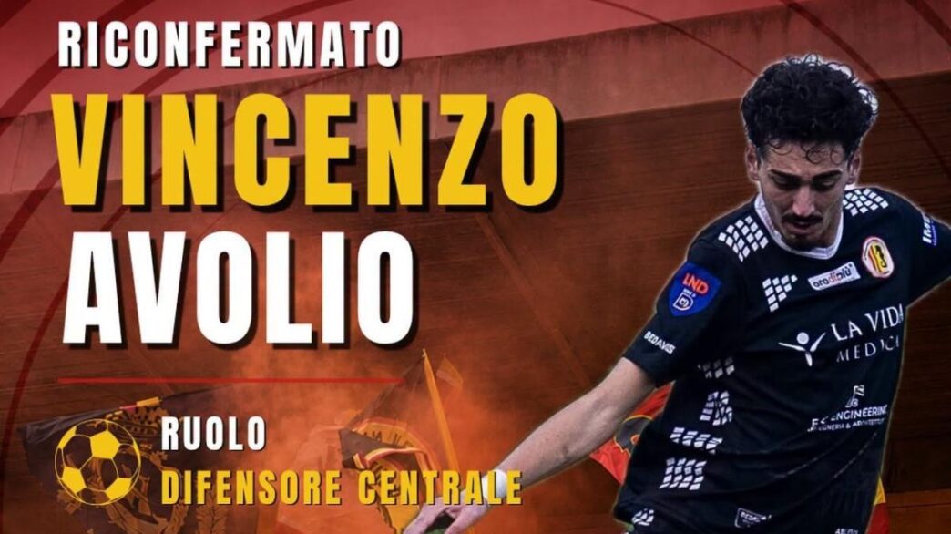 Termoli, rinnovo per il difensore Vincenzo Avolio fino al 2027