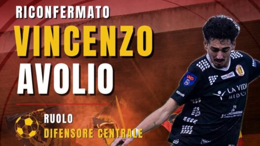 Termoli, rinnovo per il difensore Vincenzo Avolio fino al 2027