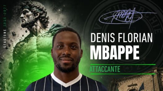 Virtus Erchie, ingaggiato Denis Florian Mbappe: omonimo del campione del Real Madrid