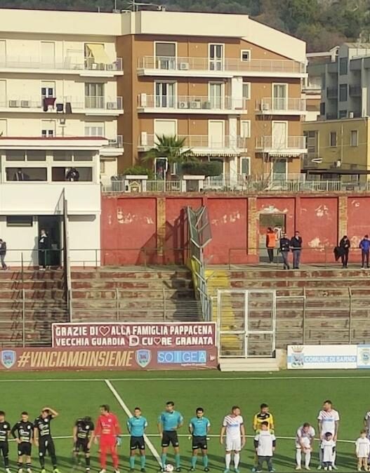 Derby Sarnese-Paganese: posticipato di mezz'ora il fischio d'inizio