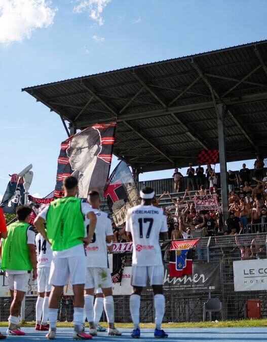 Lanciano, il pubblico rossonero non delude: oltre 300 tifosi a Foligno
