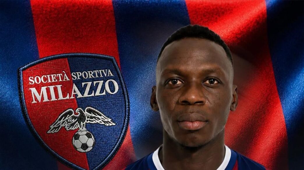 Milazzo, tesserato l'attaccante gambiano Mousa Balla Sowe