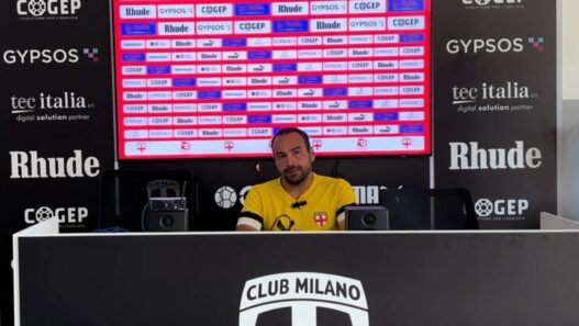 Club Milano, Scavo deluso: "Esordio sottotono, passo indietro"