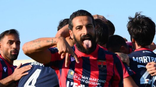Taranto, esordio positivo per Tiozzo: battuto l'Atletico Racale 2-1