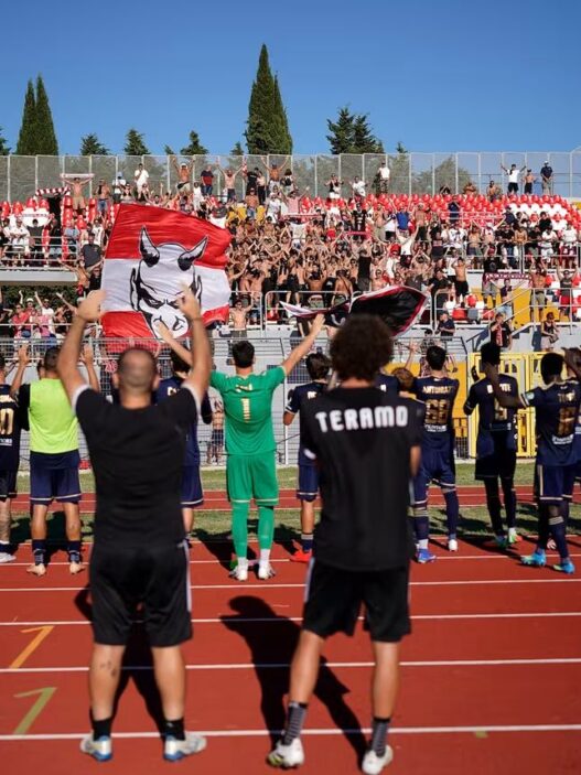 Teramo, tris esterno contro l'Angelana: 1-3