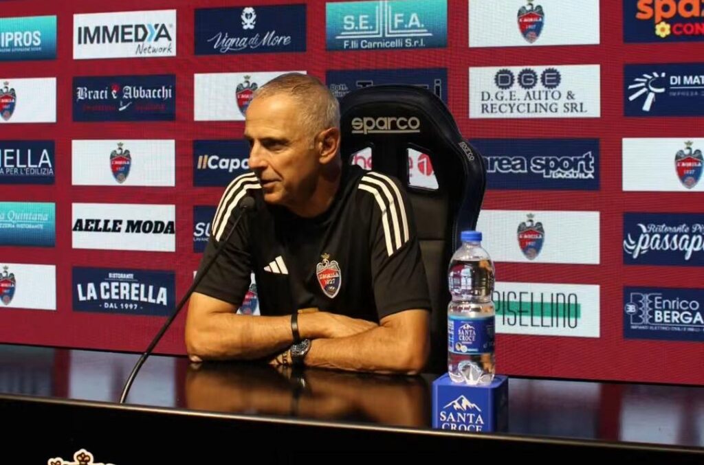 L'Aquila, Andreucci: "Gol dubbio, partita agonistica"