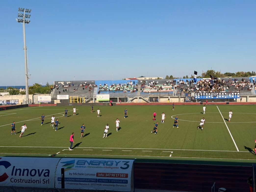 Bisceglie, tris all'Ischia e secondo posto: 3-1 al "Ventura"
