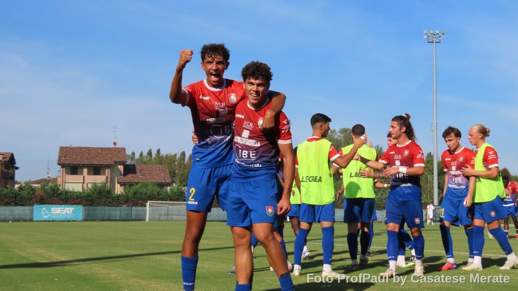 Casatese Merate, tris in trasferta: battuta la Correggese 1-3