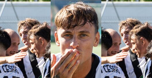 Beltrame, doppietta e vetta per la Biellese