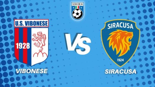Vibonese-Siracusa: diretta e tabellino del match di Serie D